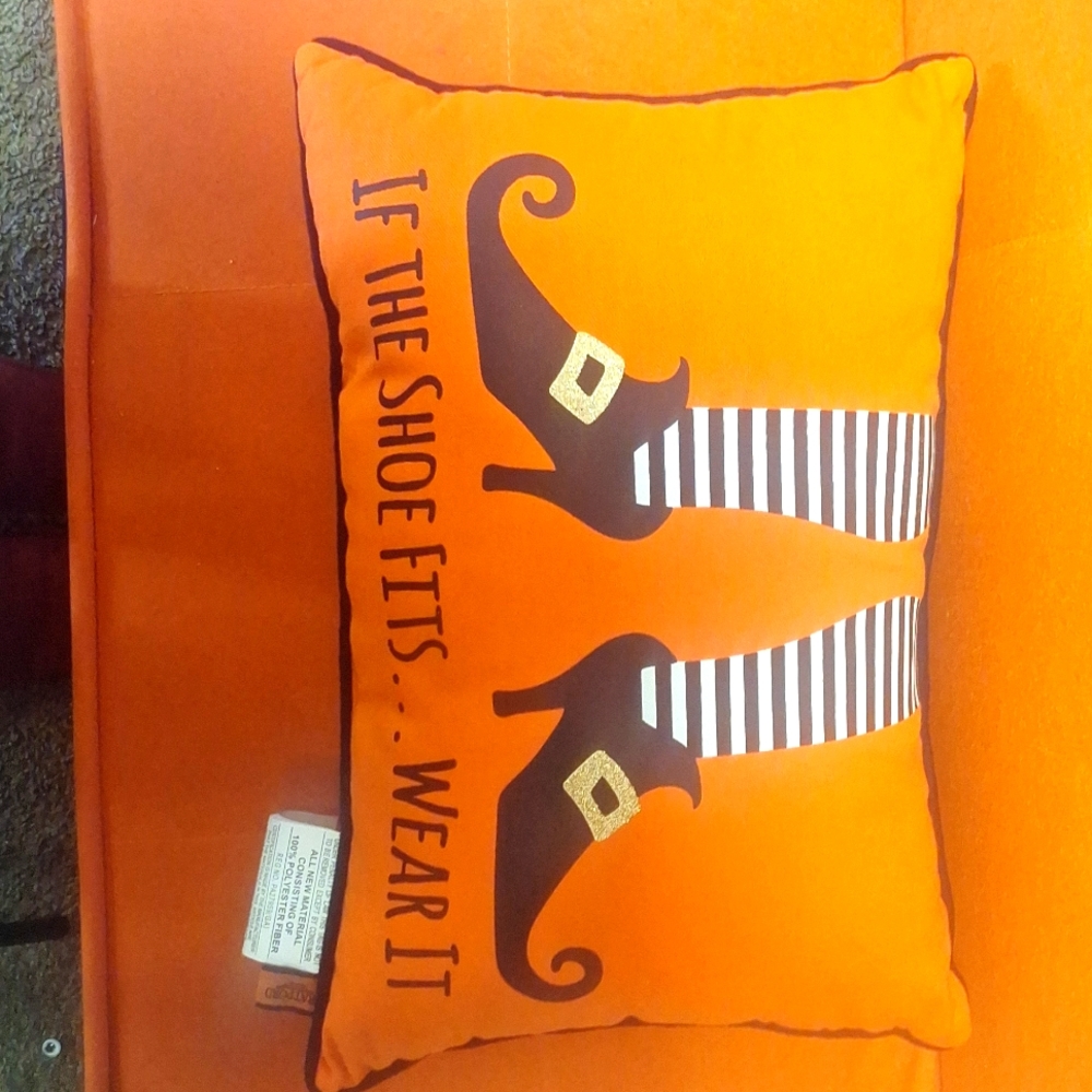 Orange pillow